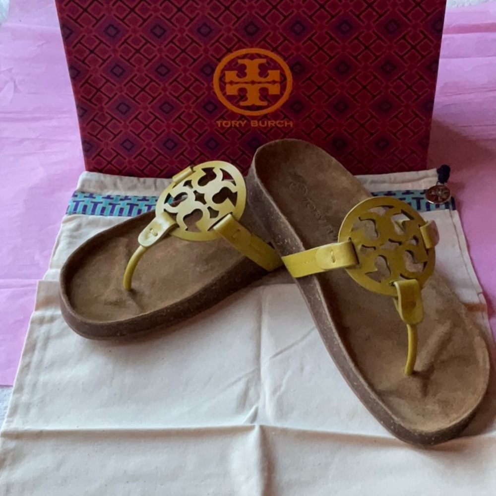 ☁️ TORY BURCH MILLER CLOUD SANDALS ☁️ SIZE 7 ☁️ - Picture 8 of 16